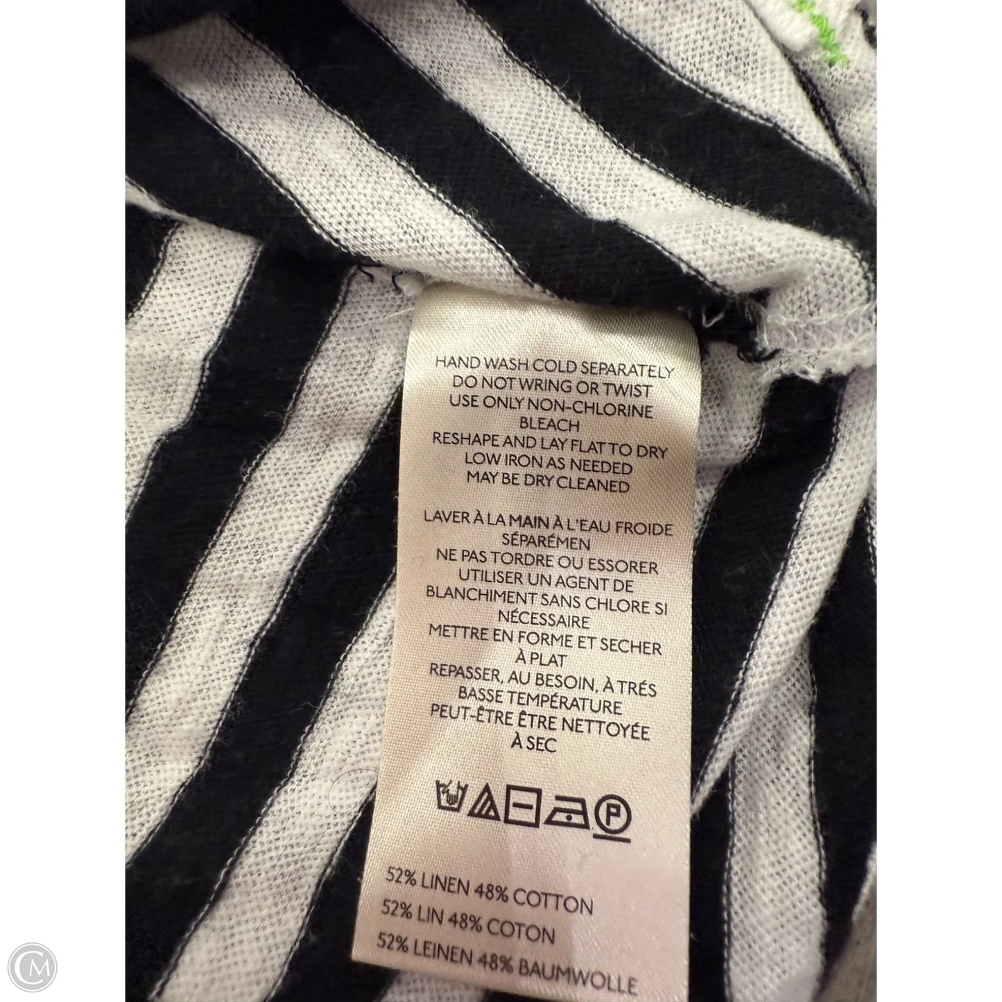 Top Short Sleeve Basic By We The Free In Black & White, Size: Xl