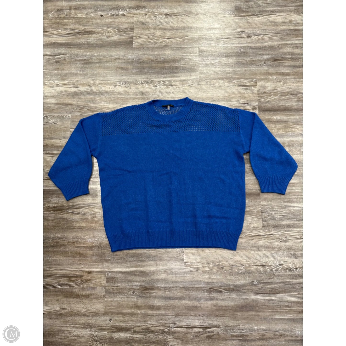 Sweater By Caballero In Blue, Size: L