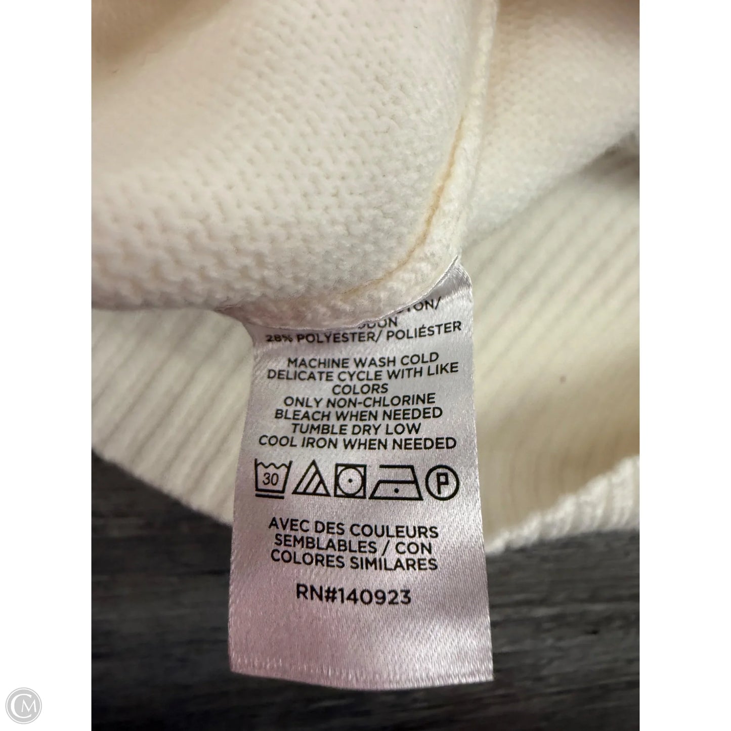 Sweater Cardigan By Loft In Cream, Size: Xl