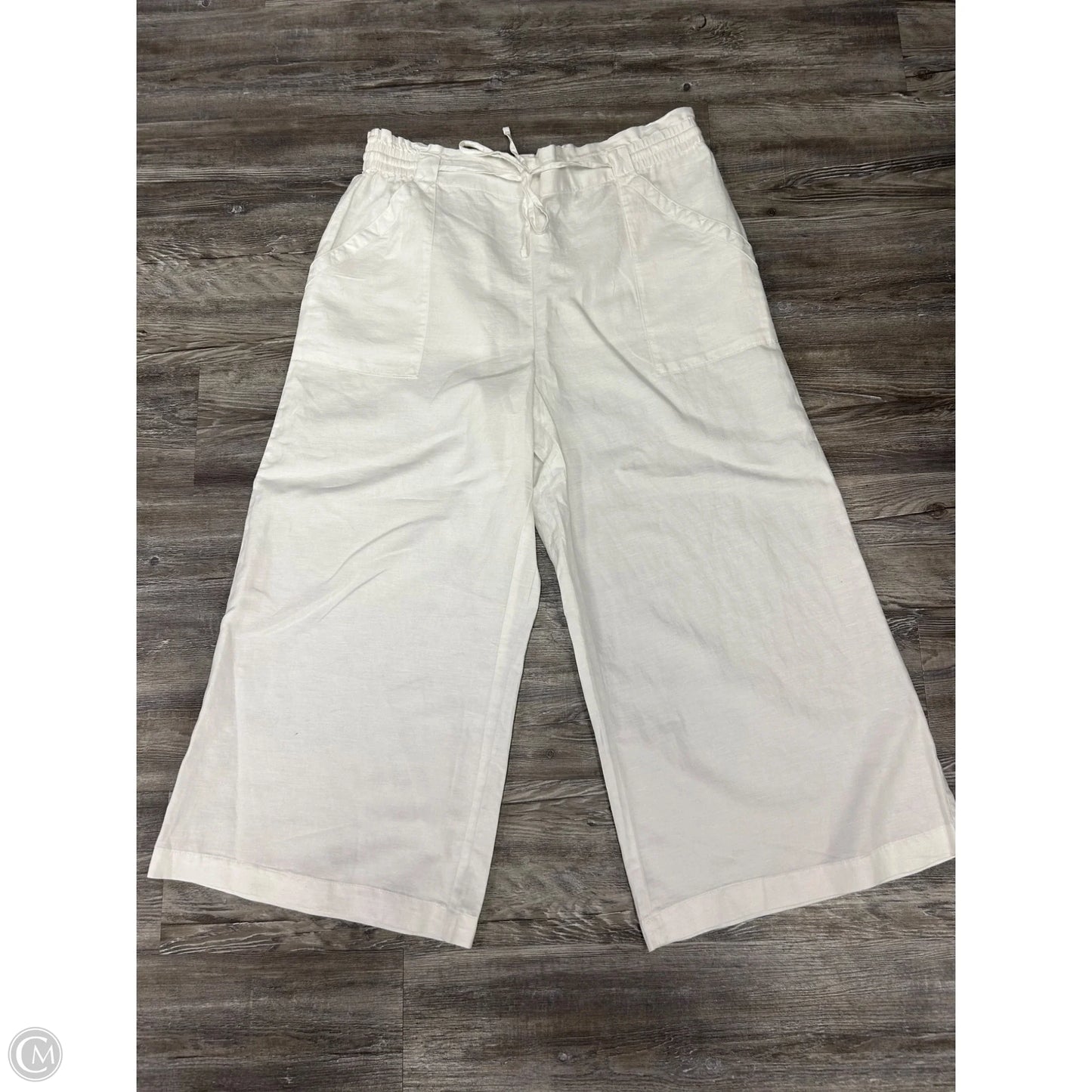 Pants Wide Leg By Loft In White, Size: Xl