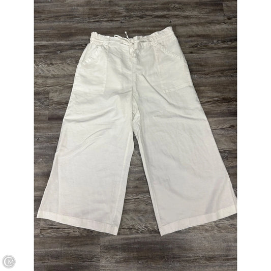 Pants Wide Leg By Loft In White, Size: Xl