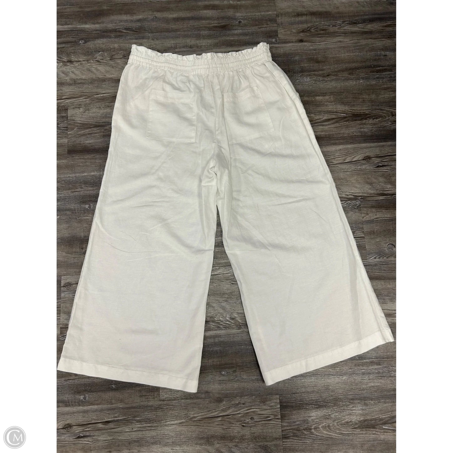 Pants Wide Leg By Loft In White, Size: Xl
