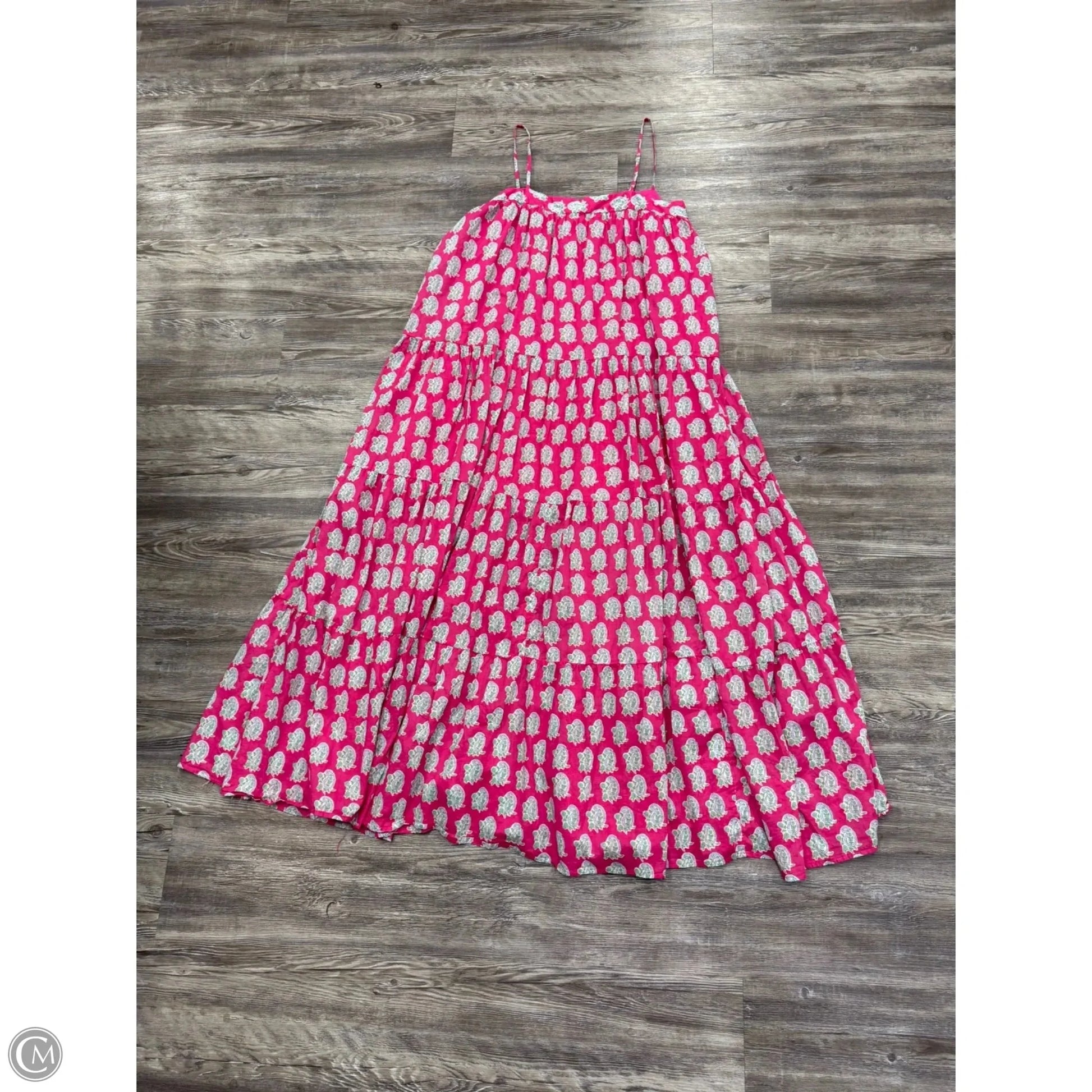 Dress Casual Maxi By J. Crew In Green & Pink, Size: Xl Clothes Mentor Brookfield WI #223 Dress Casual Maxi By J. Crew In Green & Pink, Size: Xl Clothes Mentor Brookfield WI #223