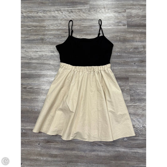 Dress Casual Short By Maeve In Black & Tan, Size: M