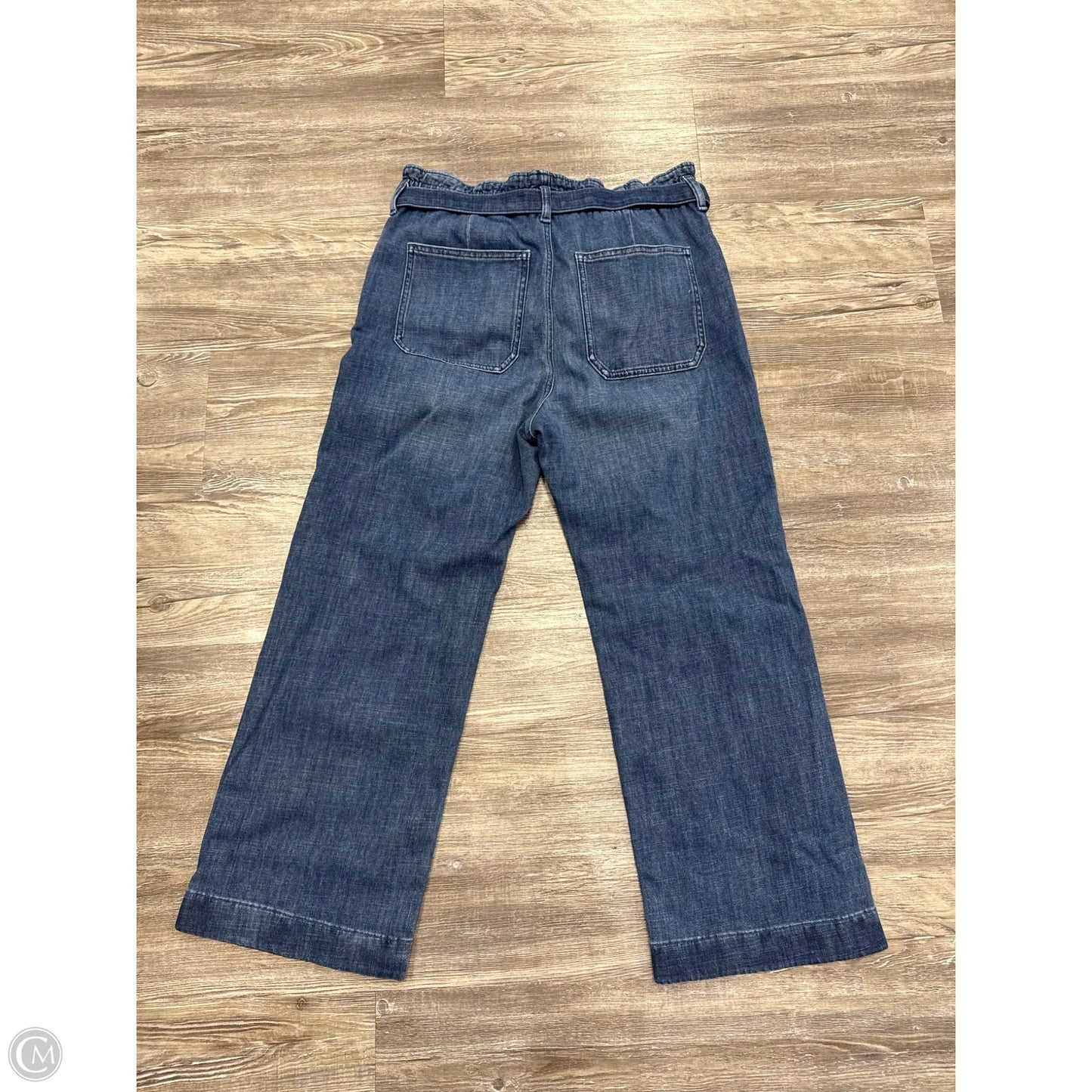 Jeans Wide Leg By J. Crew In Blue Denim, Size: 8
