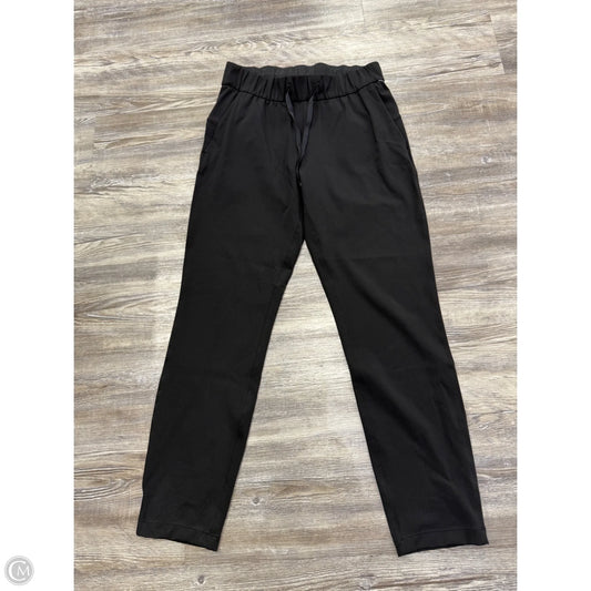 Athletic Pants By Lululemon In Black, Size: 4