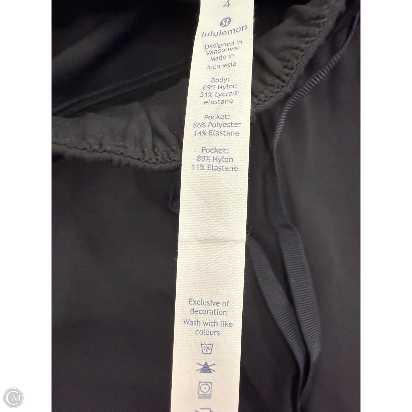 Athletic Pants By Lululemon In Black, Size: 4
