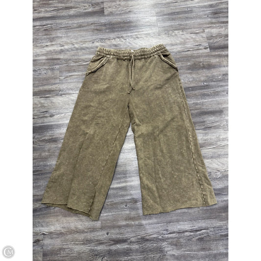 Pants Lounge By Zenana Outfitters In Tan, Size: Xl