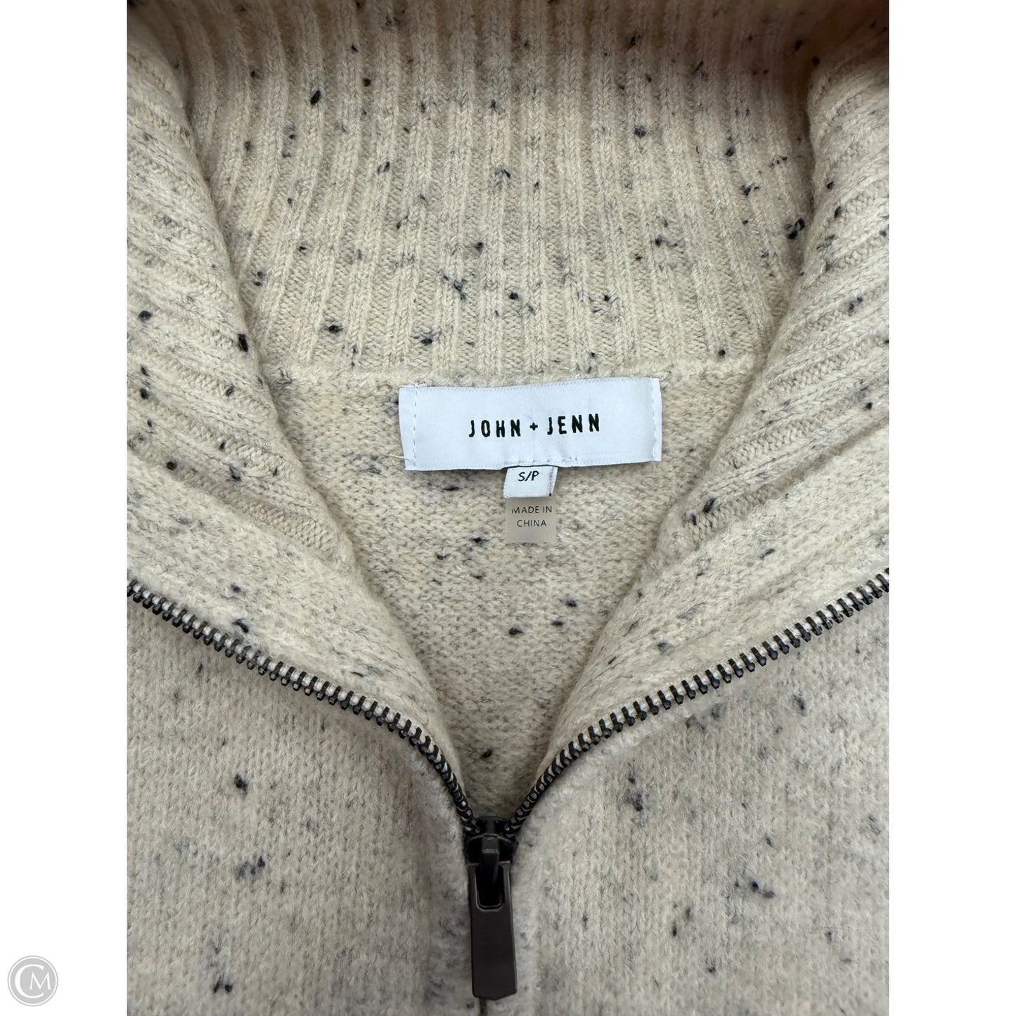 Sweater Short Sleeve By John + Jenn In Tan, Size: S