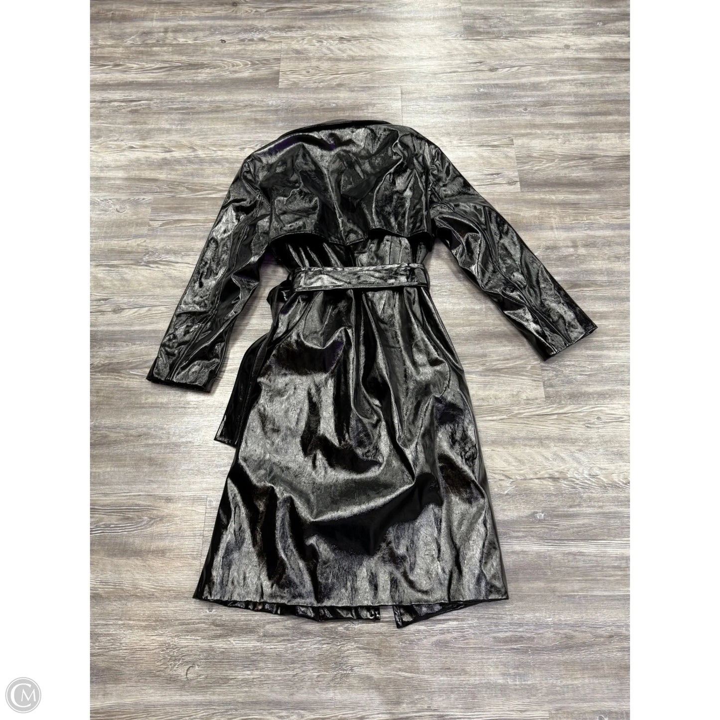 Coat Trench Coat By Ronny Kobo In Black, Size: S