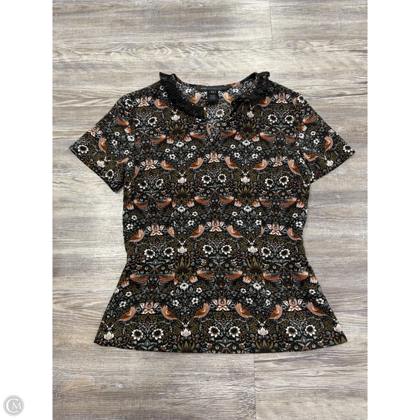 Top Short Sleeve Designer By Marc By Marc Jacobs In Multi-colored, Size: S