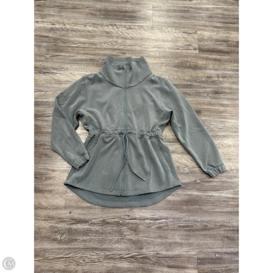Athletic Jacket By Lululemon In Blue & Grey, Size: 8