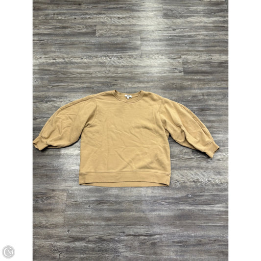 Sweatshirt Crewneck By Agolde In Tan, Size: L