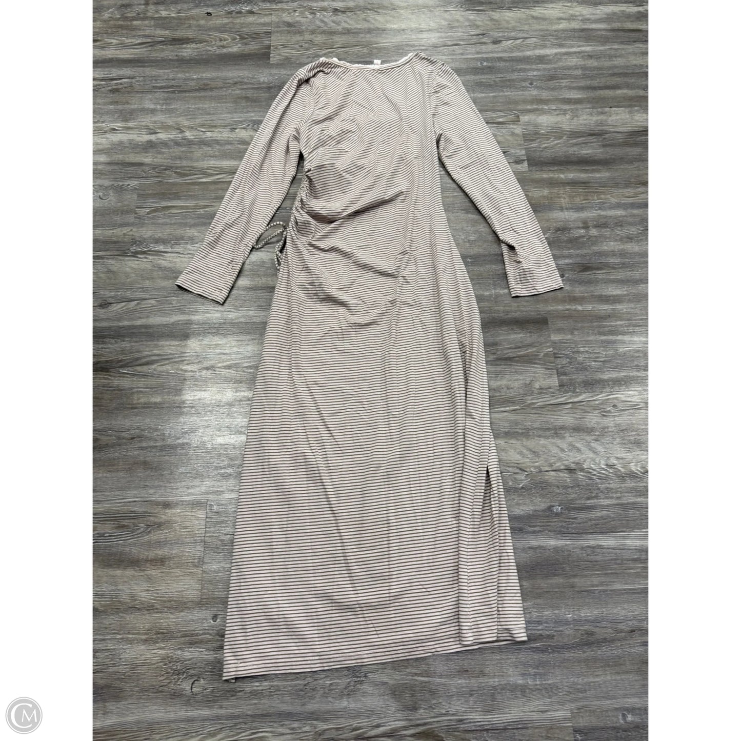 Dress Casual Maxi By Daily Practice By Anthropologie In Green & Pink, Size: L