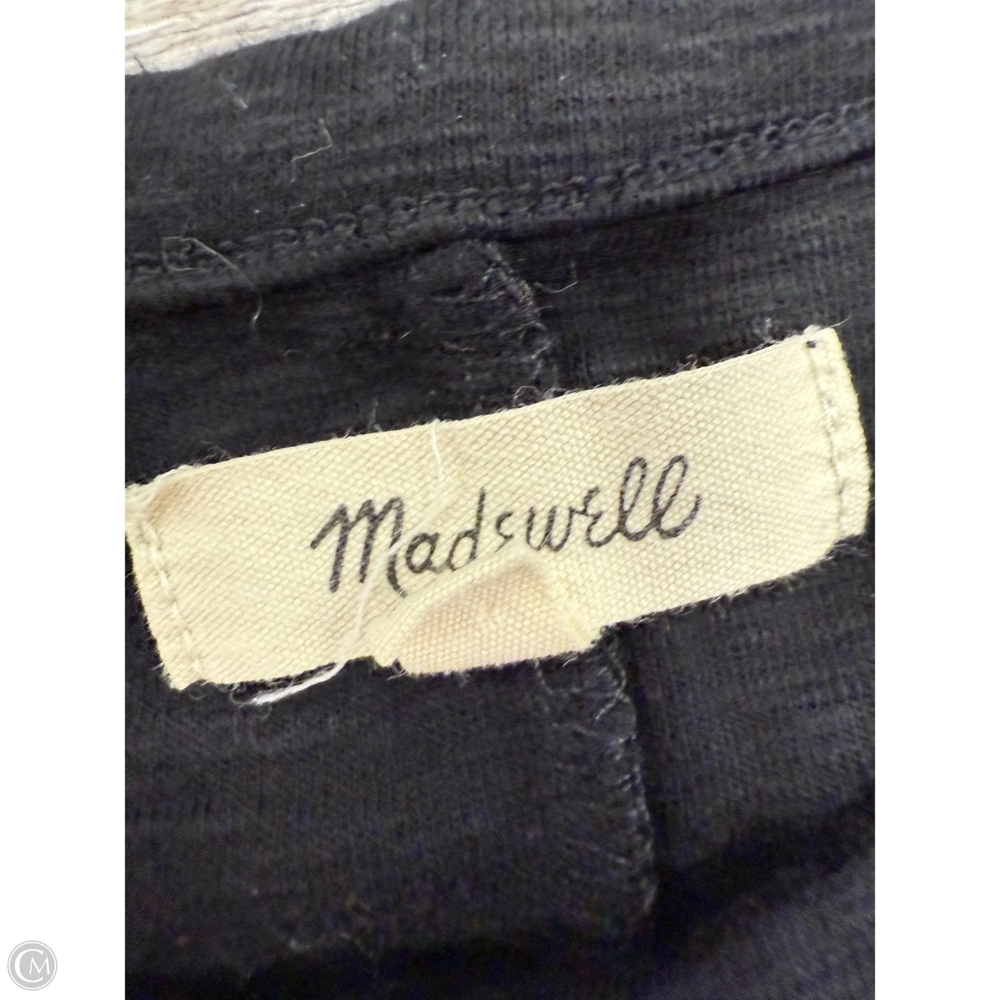 Top Long Sleeve By Madewell In Black, Size: M