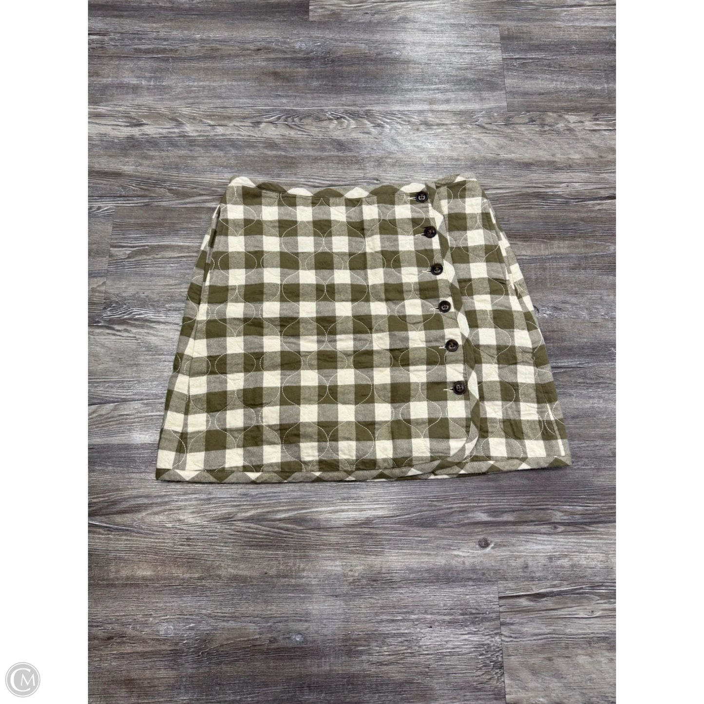 Skirt Mini & Short By Madewell In Plaid Pattern, Size: 4