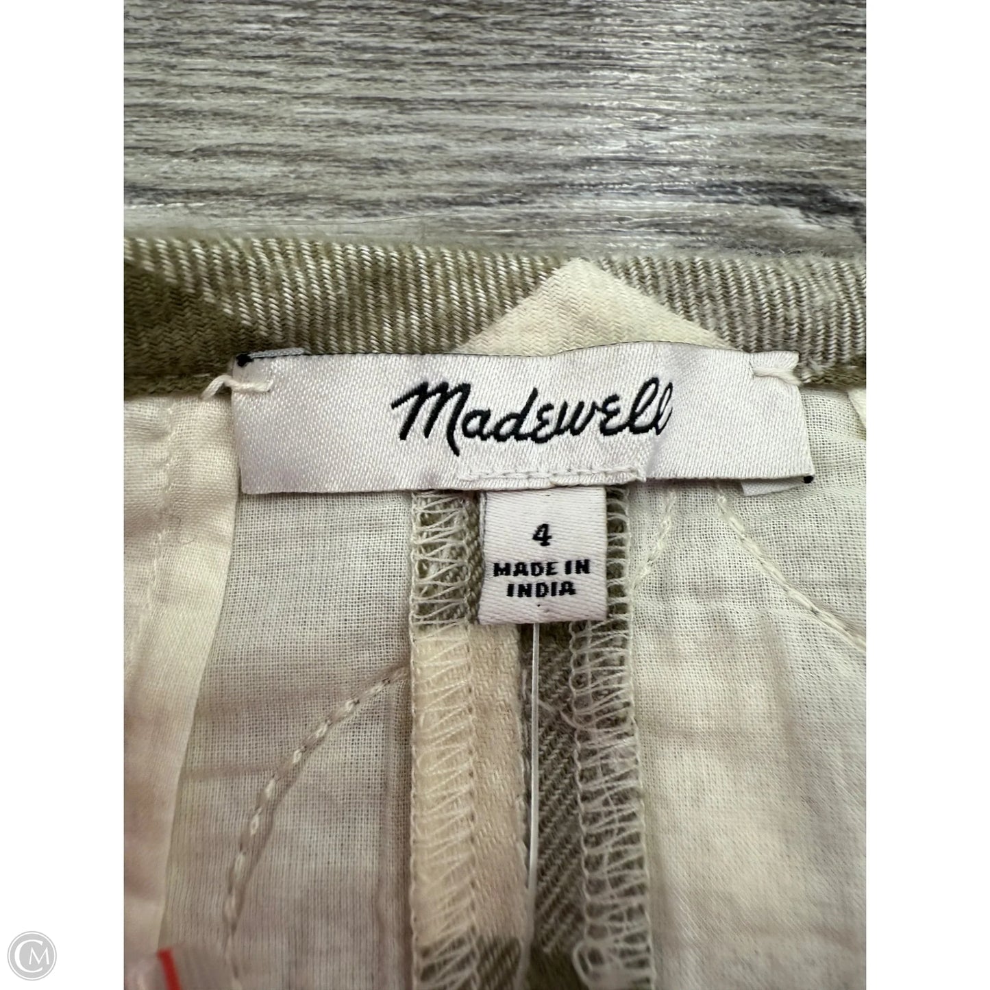 Skirt Mini & Short By Madewell In Plaid Pattern, Size: 4