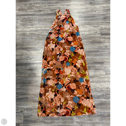 Dress Party Midi By Anthropologie In Floral Print, Size: M