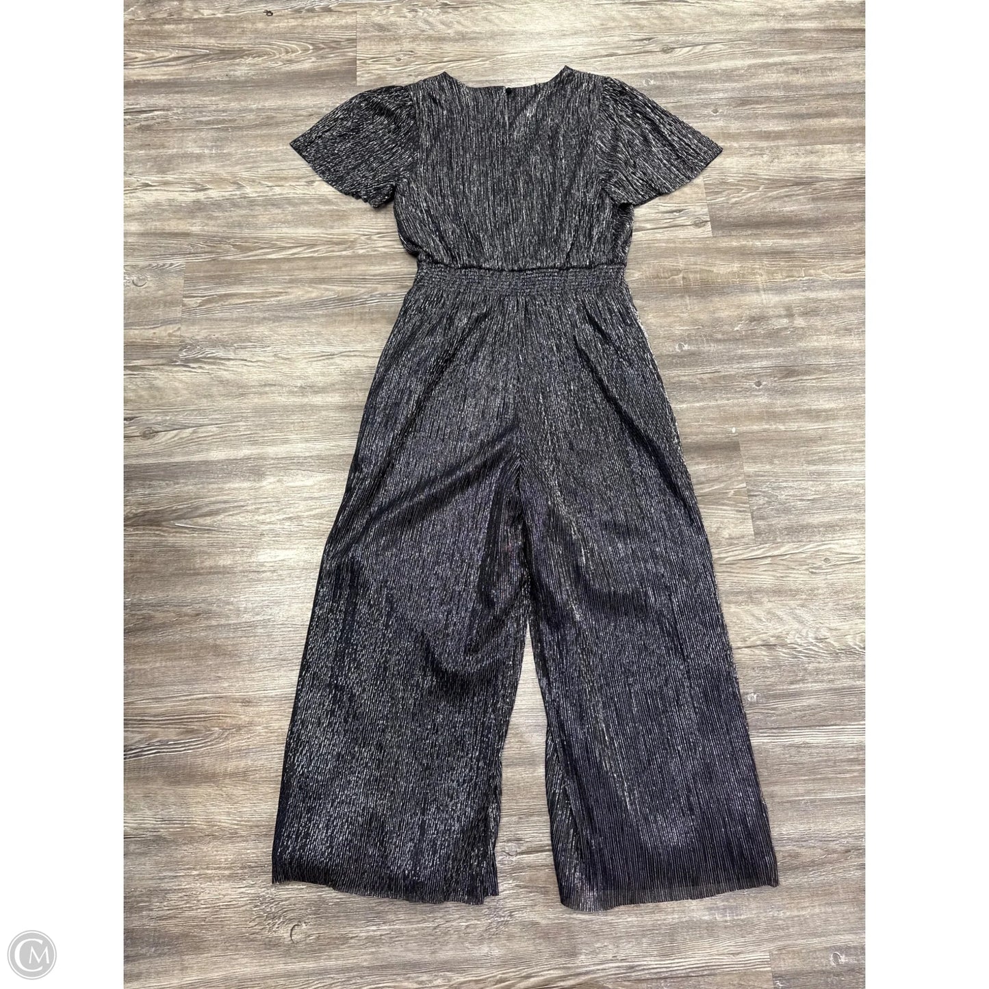 Jumpsuit By Banana Republic In Blue & Silver, Size: M