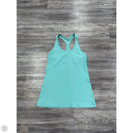 Athletic Tank Top By Lululemon In Aqua, Size: M
