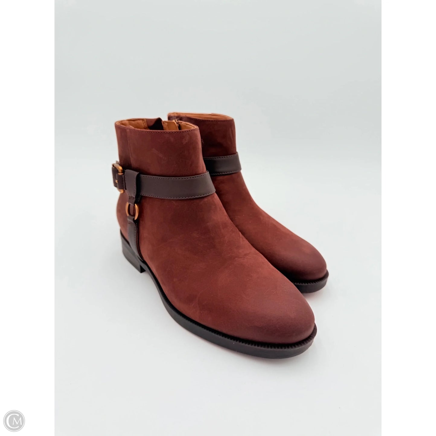 Boots Ankle Flats By Vionic In Brown, Size: 7.5