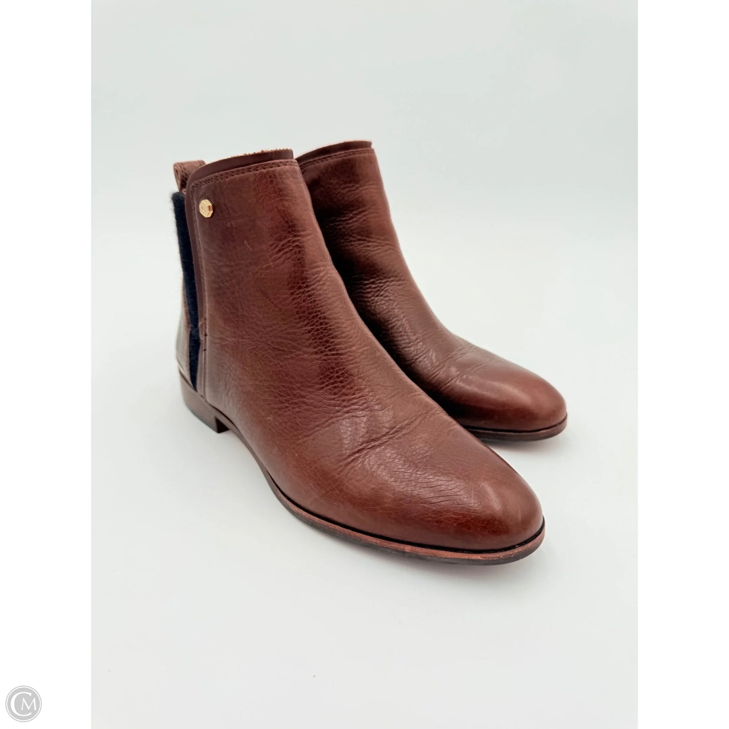 Boots Ankle Flats By Louise Et Cie In Brown, Size: 7