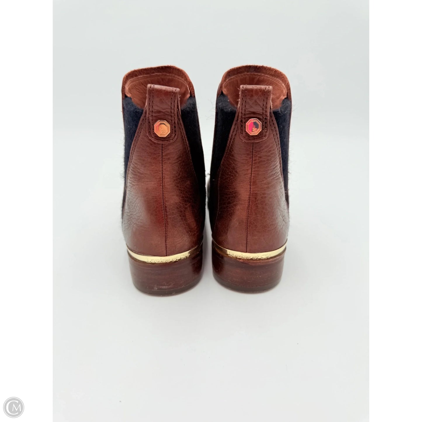 Boots Ankle Flats By Louise Et Cie In Brown, Size: 7
