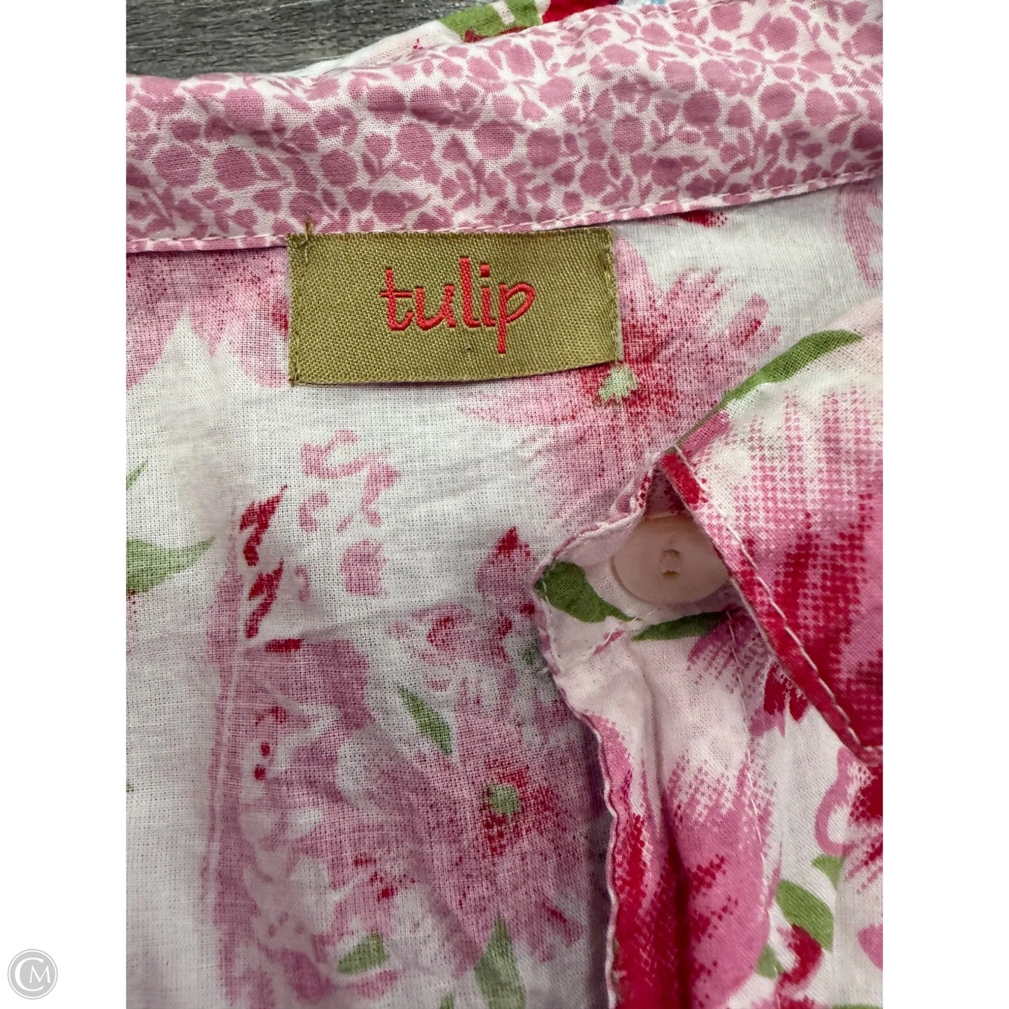 Tunic Long Sleeve By Tulip In Floral Print, Size: S