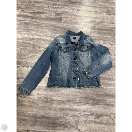 Jacket Denim By Coco And Carmen In Blue Denim, Size: L