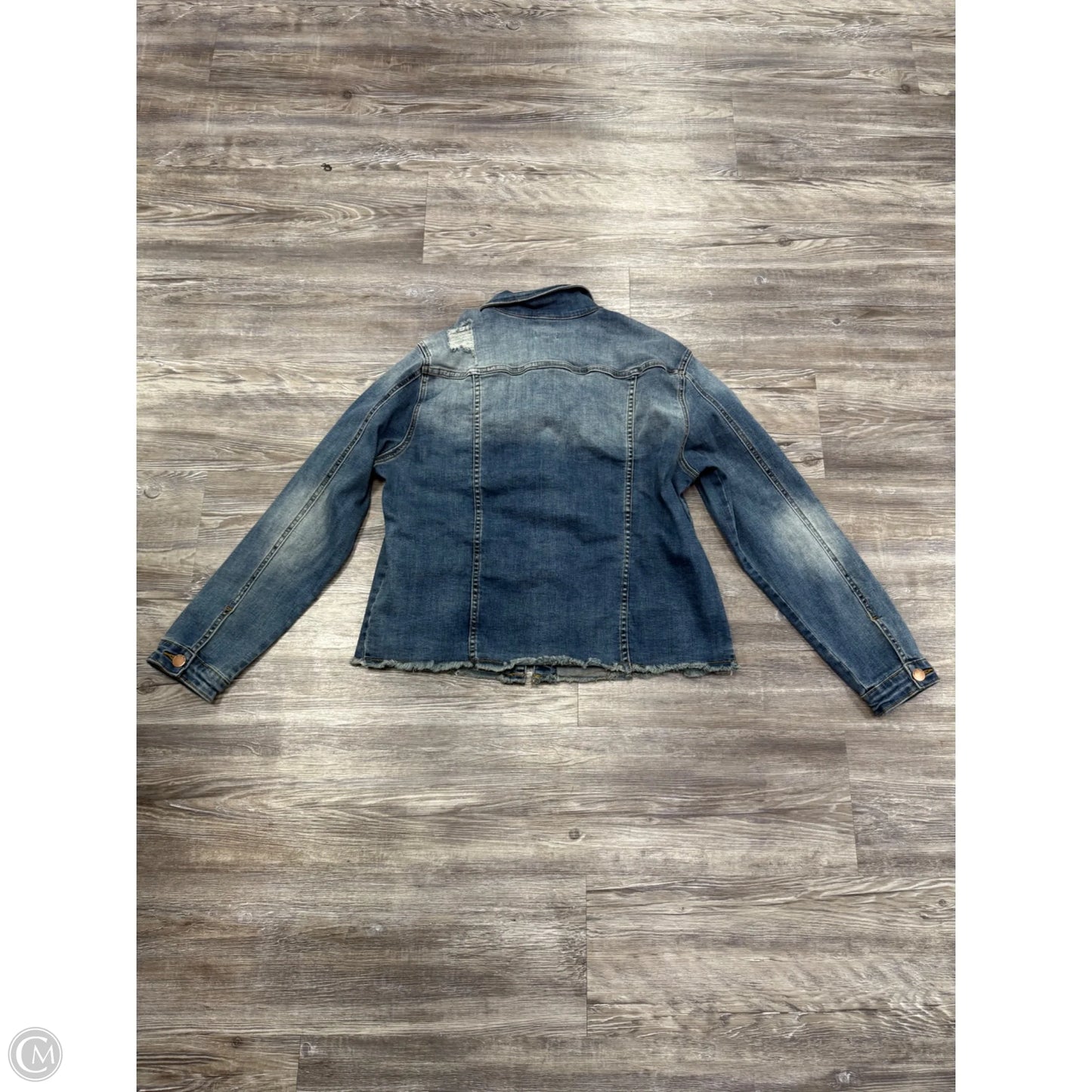 Jacket Denim By Coco And Carmen In Blue Denim, Size: L