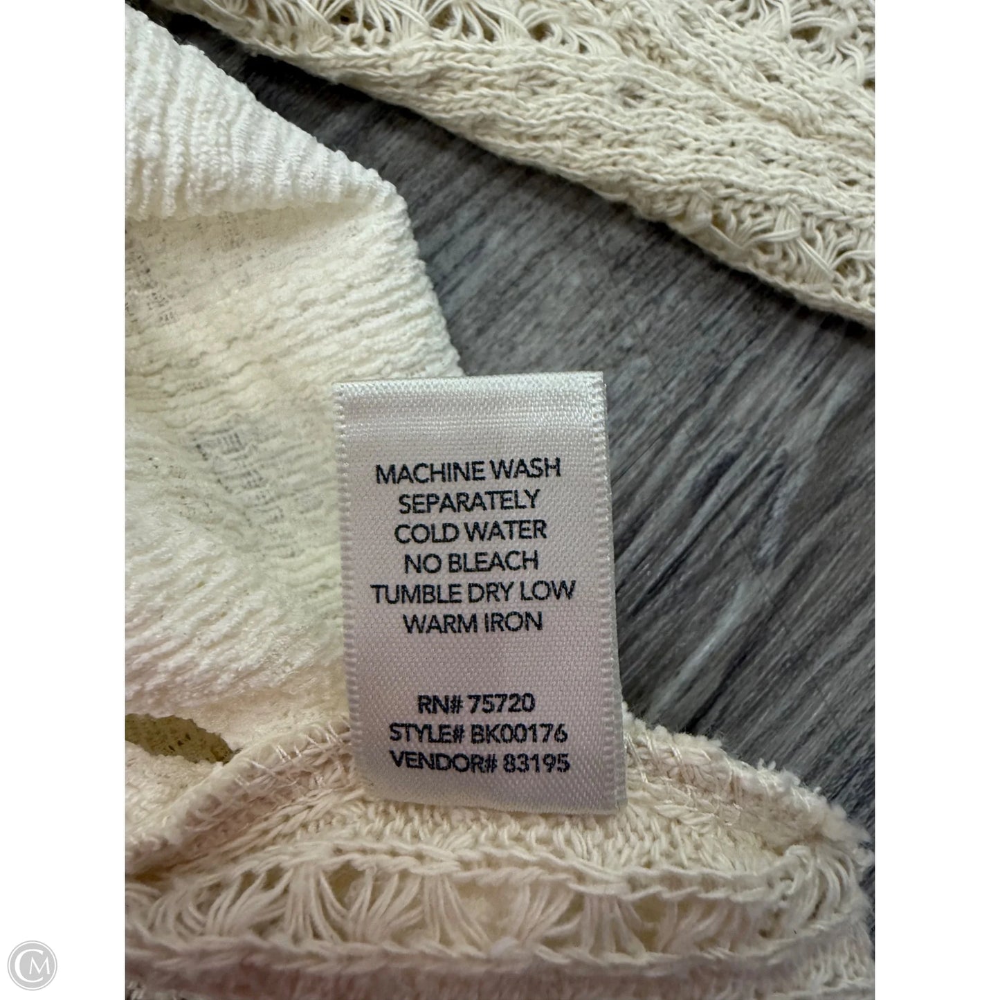 Sweater By Bke In Cream & Tan, Size: L