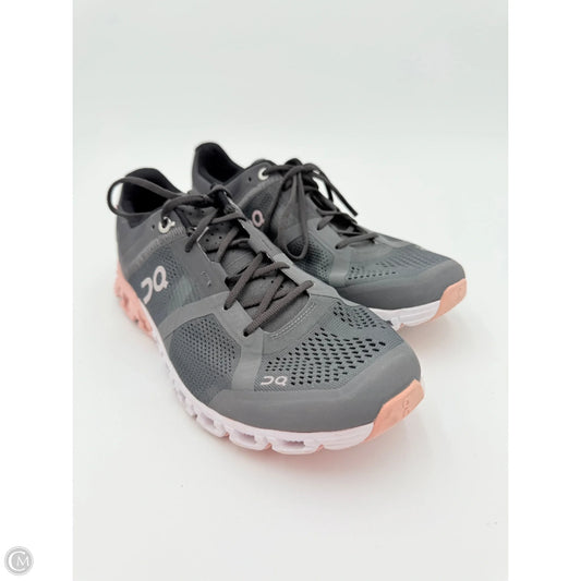 Shoes Athletic By On In Grey & Pink, Size: 8