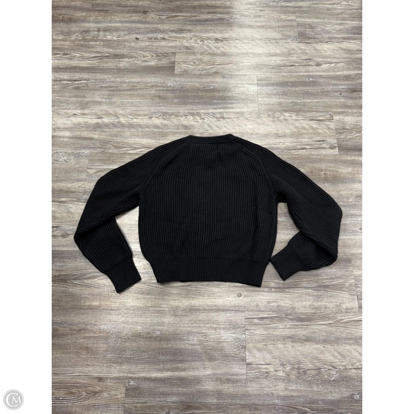 Sweater Cardigan By Enzo Costa In Black, Size: S