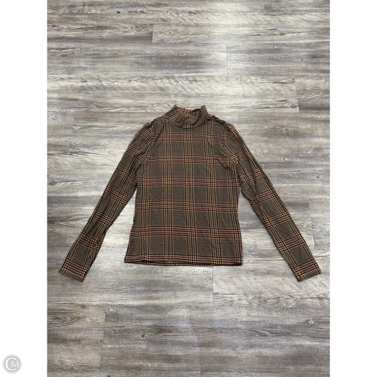 Top Long Sleeve By Veronica Beard In Plaid Pattern, Size: S