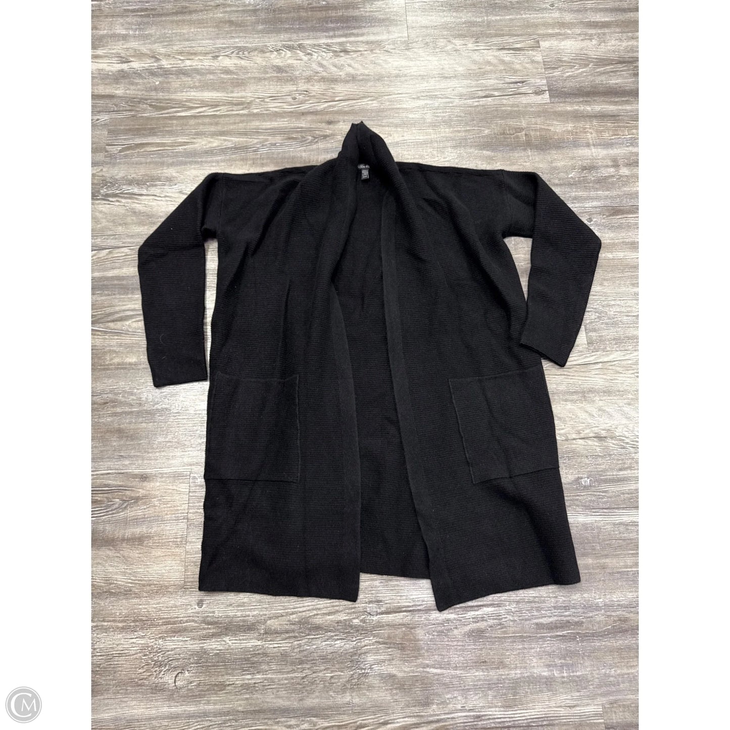 Sweater Cardigan Cashmere By Eileen Fisher In Black, Size: Sp