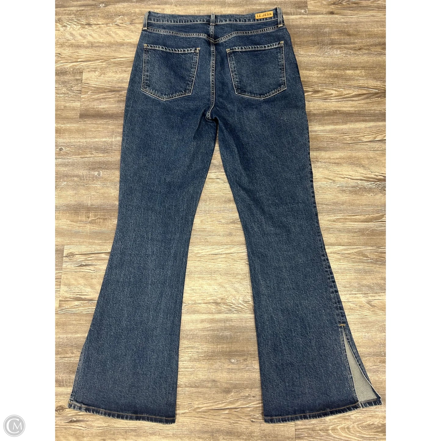 Jeans Flared By Le Jean In Blue Denim, Size: 10