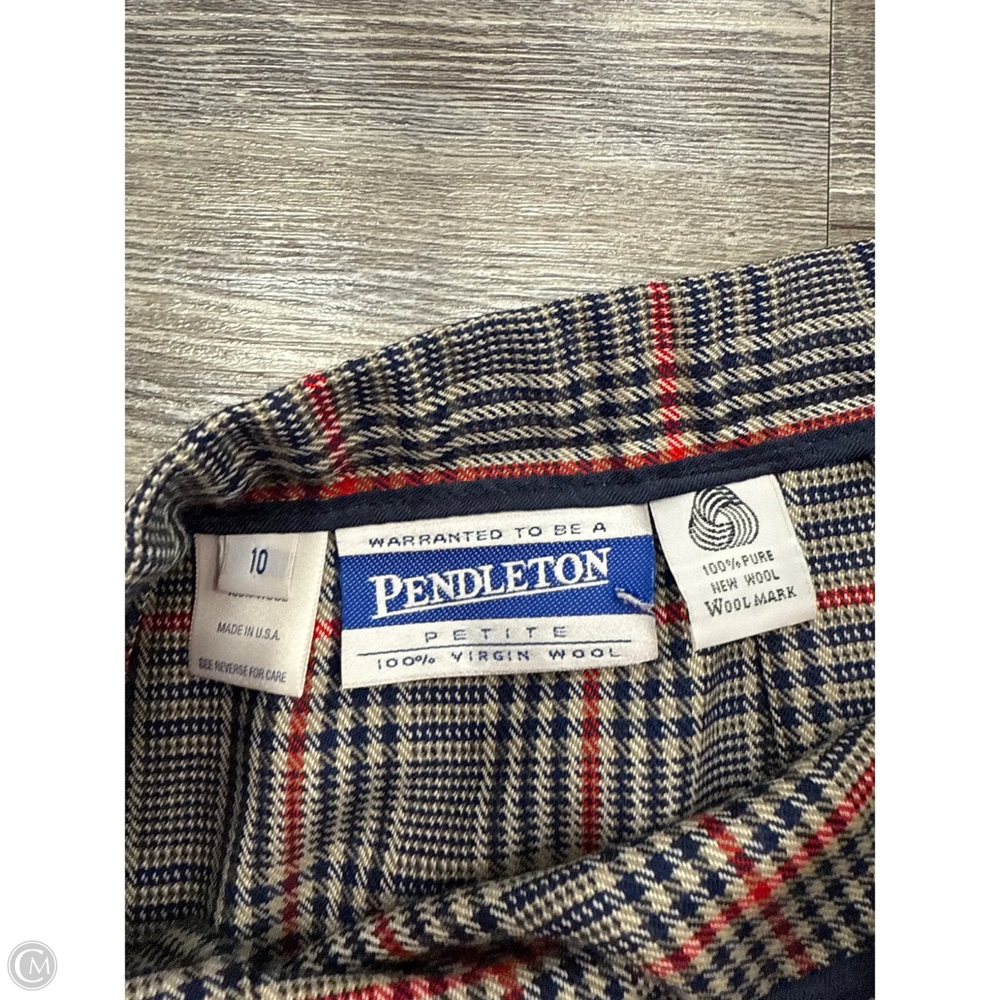 Skirt Midi By Pendleton In Plaid Pattern, Size: 10p