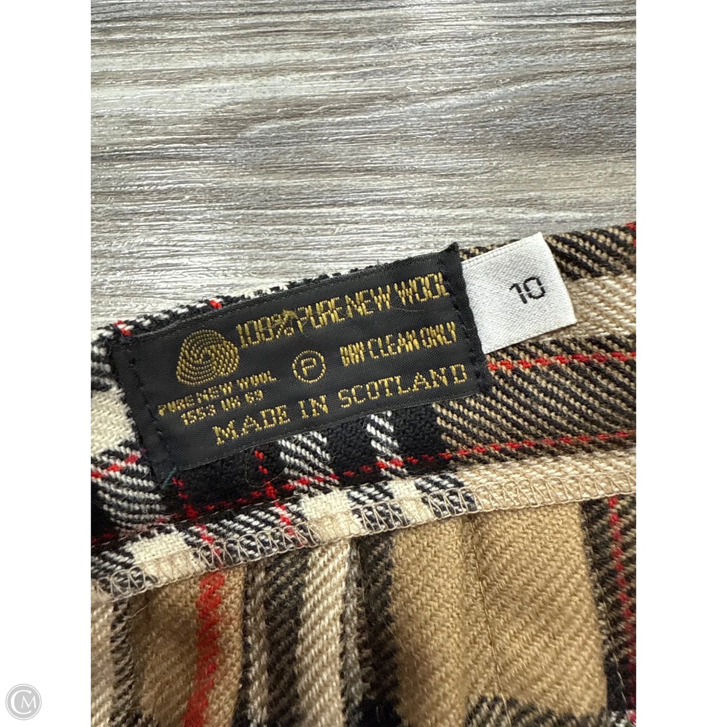 Skirt Mini & Short By Clothes Mentor In Plaid Pattern, Size: 10