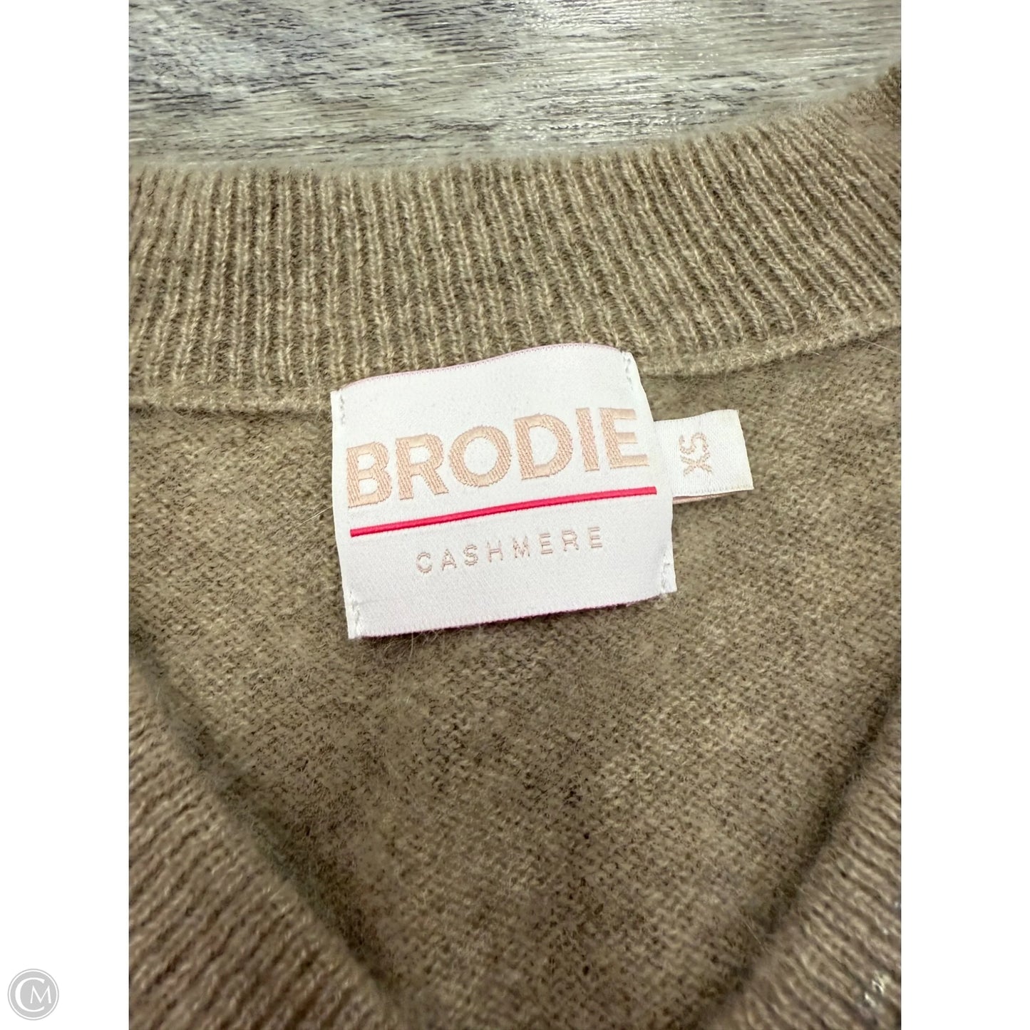Sweater Cashmere By Brodie In Tan, Size: Xs