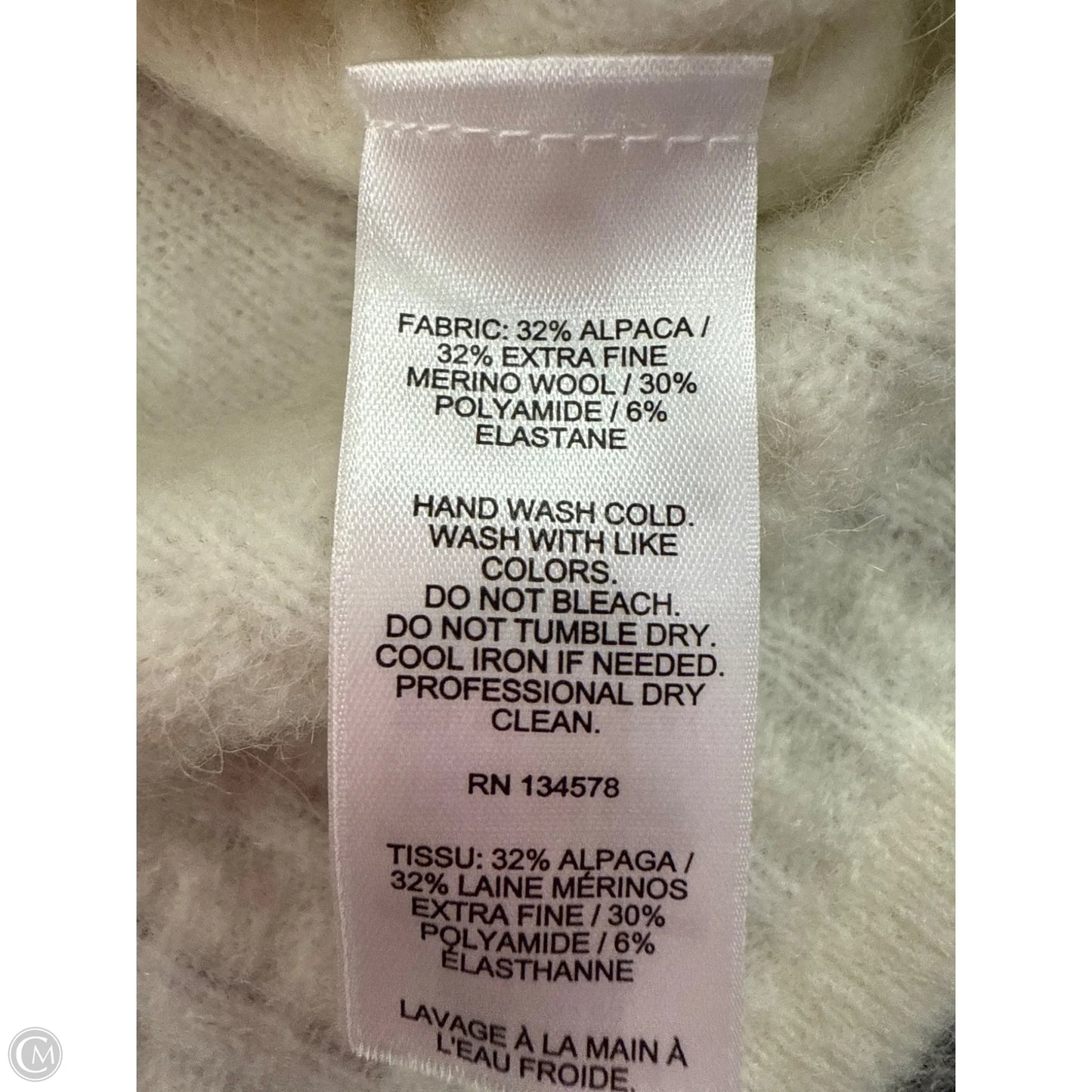 Sweater By Vineyard Vines In Cream, Size: Xs