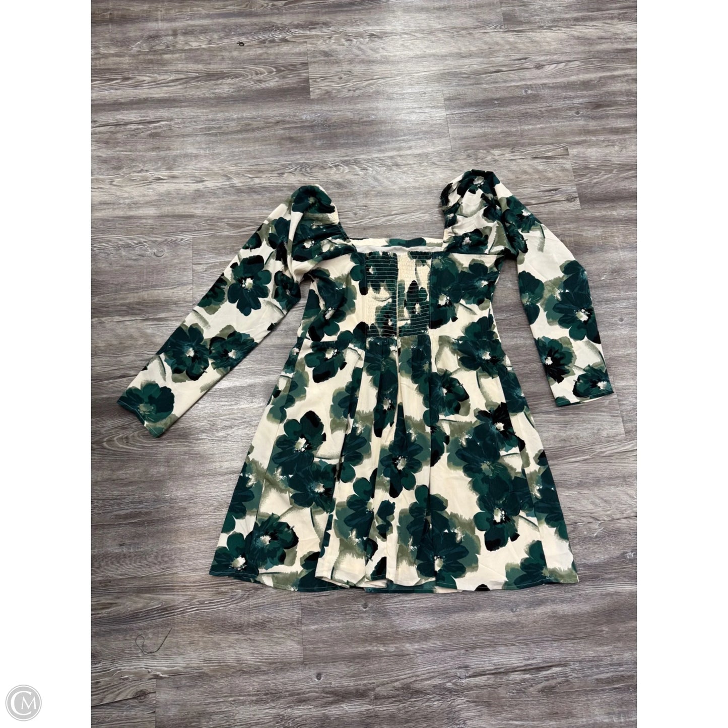 Dress Party Short By Abercrombie And Fitch In Green & Tan, Size: Xl