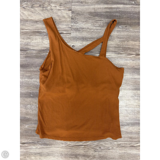 Top Sleeveless By White Birch In Brown, Size: 2x