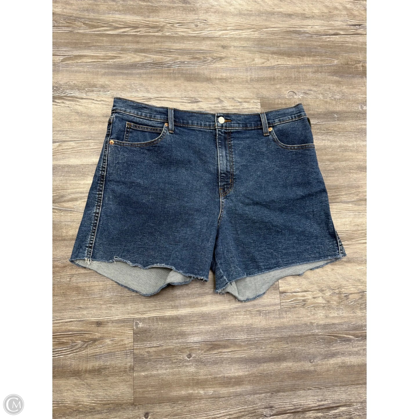 Shorts By Levis In Blue Denim, Size: 18