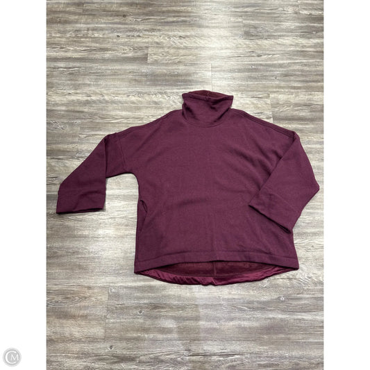 Athletic Sweatshirt Crewneck By Athleta In Purple, Size: L
