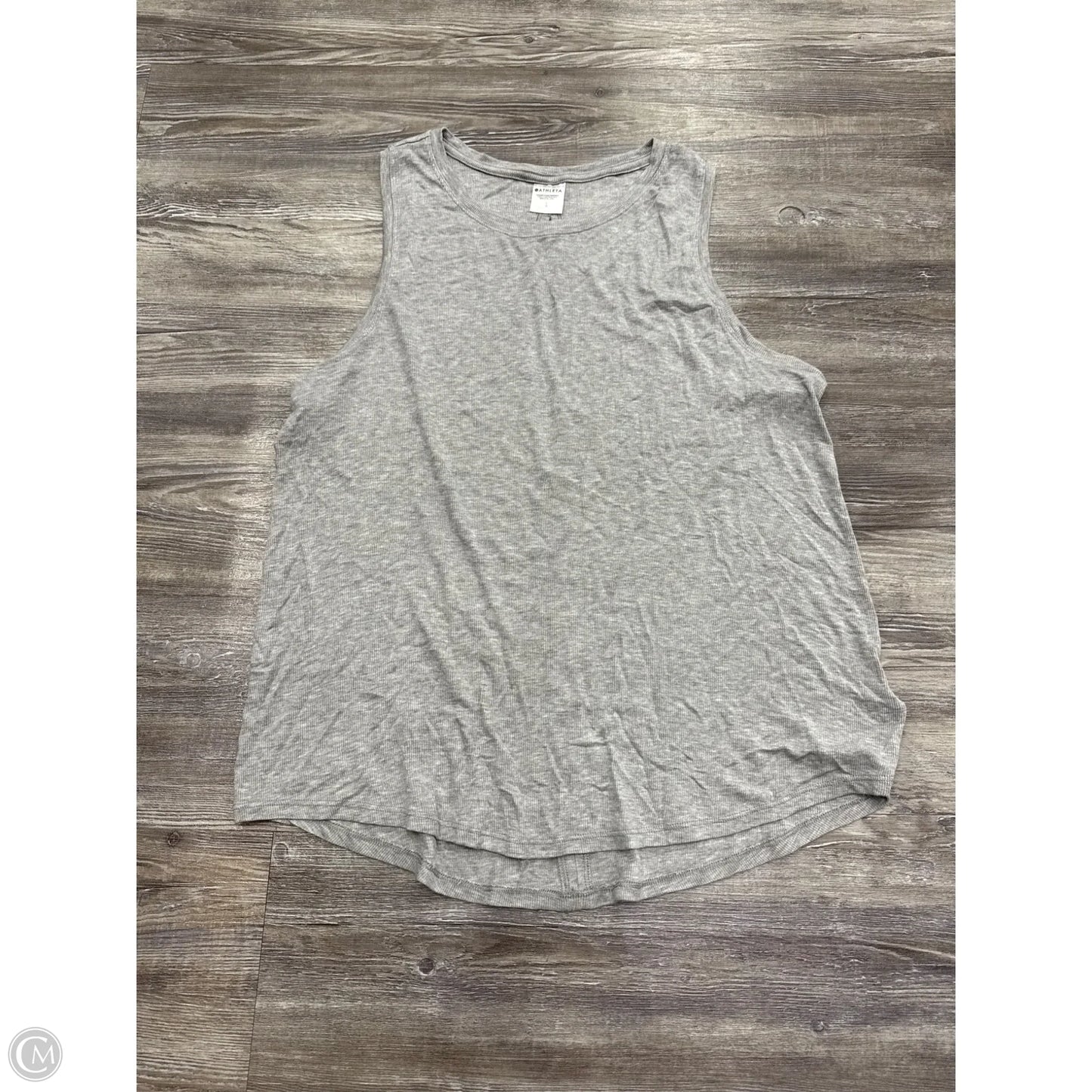Athletic Tank Top By Athleta In Grey, Size: L