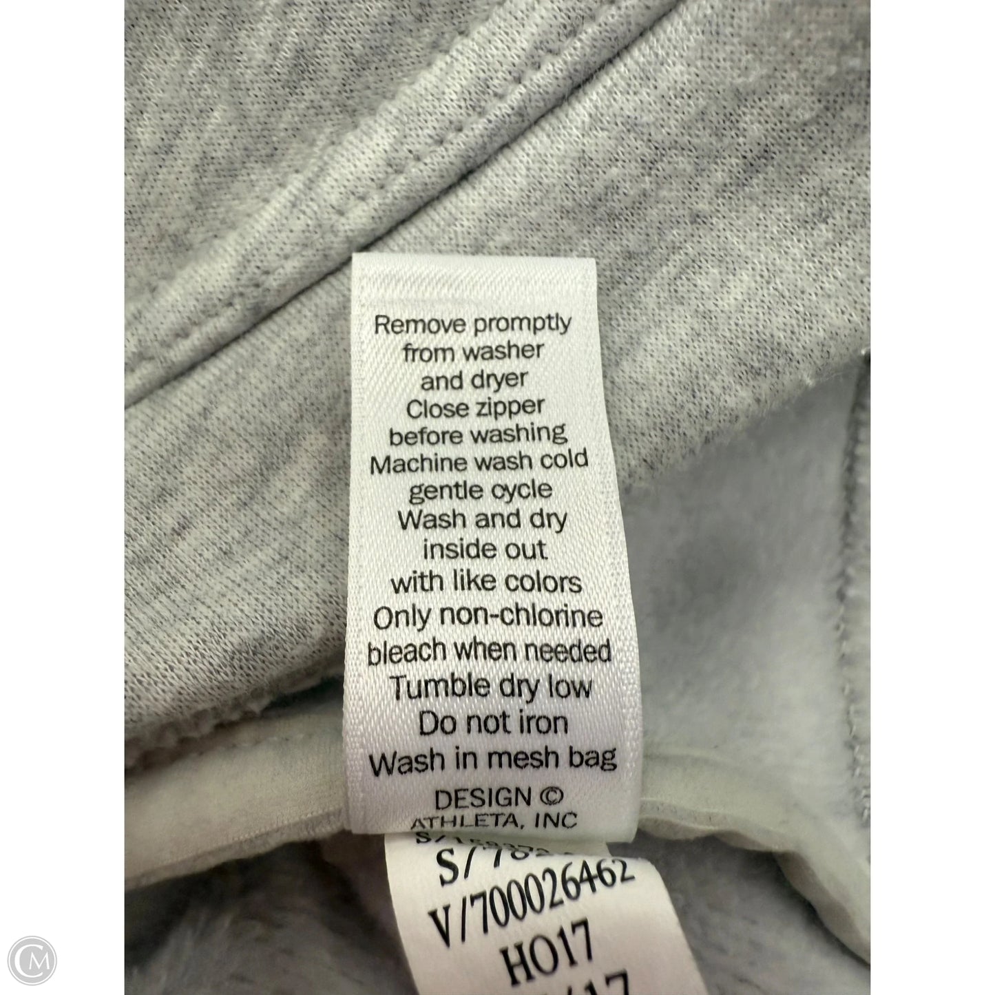 Athletic Sweatshirt Hoodie By Athleta In Grey, Size: L