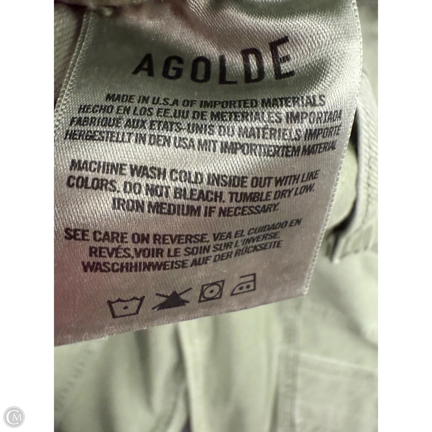 Pants Cargo & Utility By Agolde In Green, Size: 4