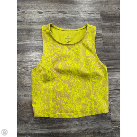 Athletic Bra By Sweaty Betty In Green & Yellow, Size: Xs