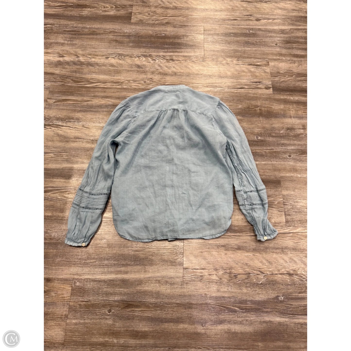 Top Long Sleeve By Birds Of Paradis By Trovata In Blue, Size: Xs