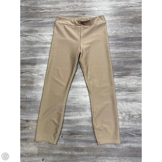 Athletic Leggings Capris By Alo In Tan, Size: M